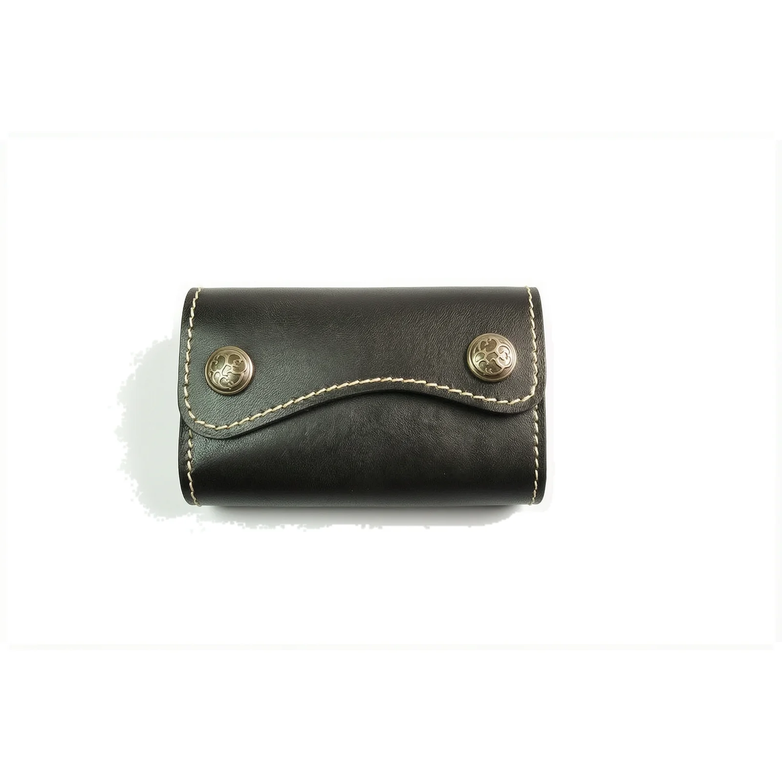 Leather Key Organizer Handmade Key Wallet Cowhide Case Retro Pouch Unisex Key Holder