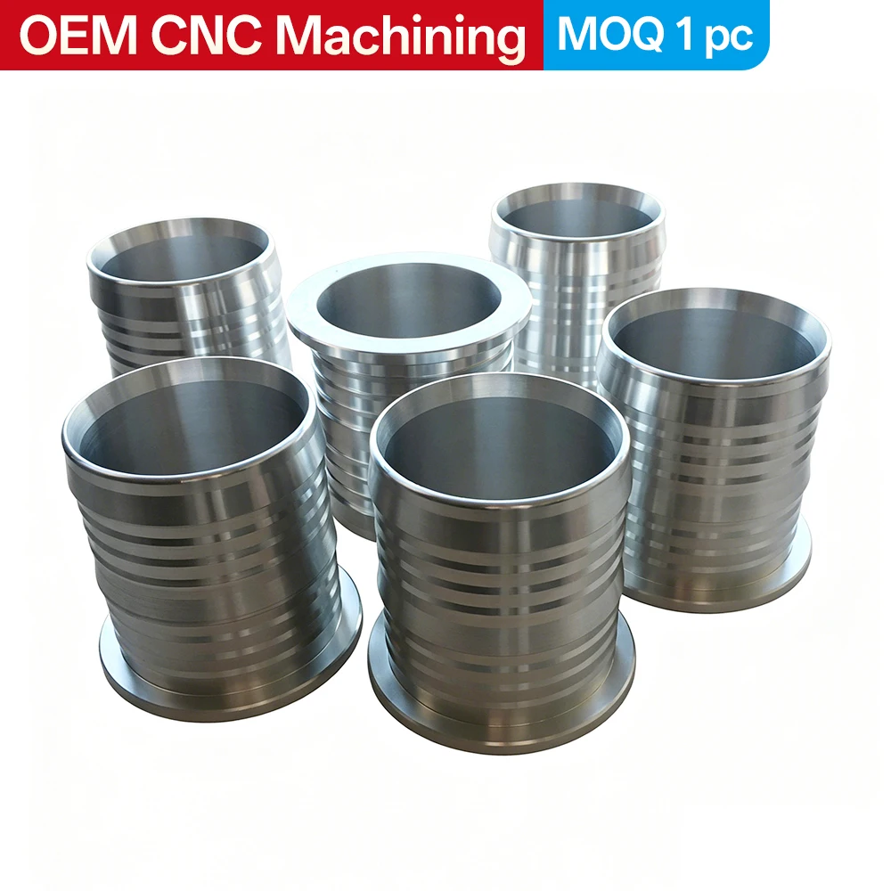 

OEM Custom CNC Precision Machining of Stainless Steel Bellows Fittings Aluminum Alloy Machined Parts: Turning and Stamping