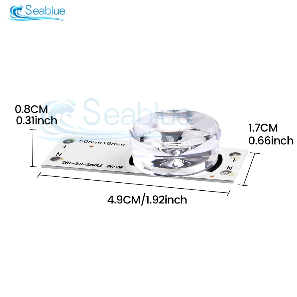 Diode électroluminescente SMD 3V 6V, 100 pièces, perle de lumière avec lentille optique, pour la réparation de la bande de rétro-éclairage 32-65 LED