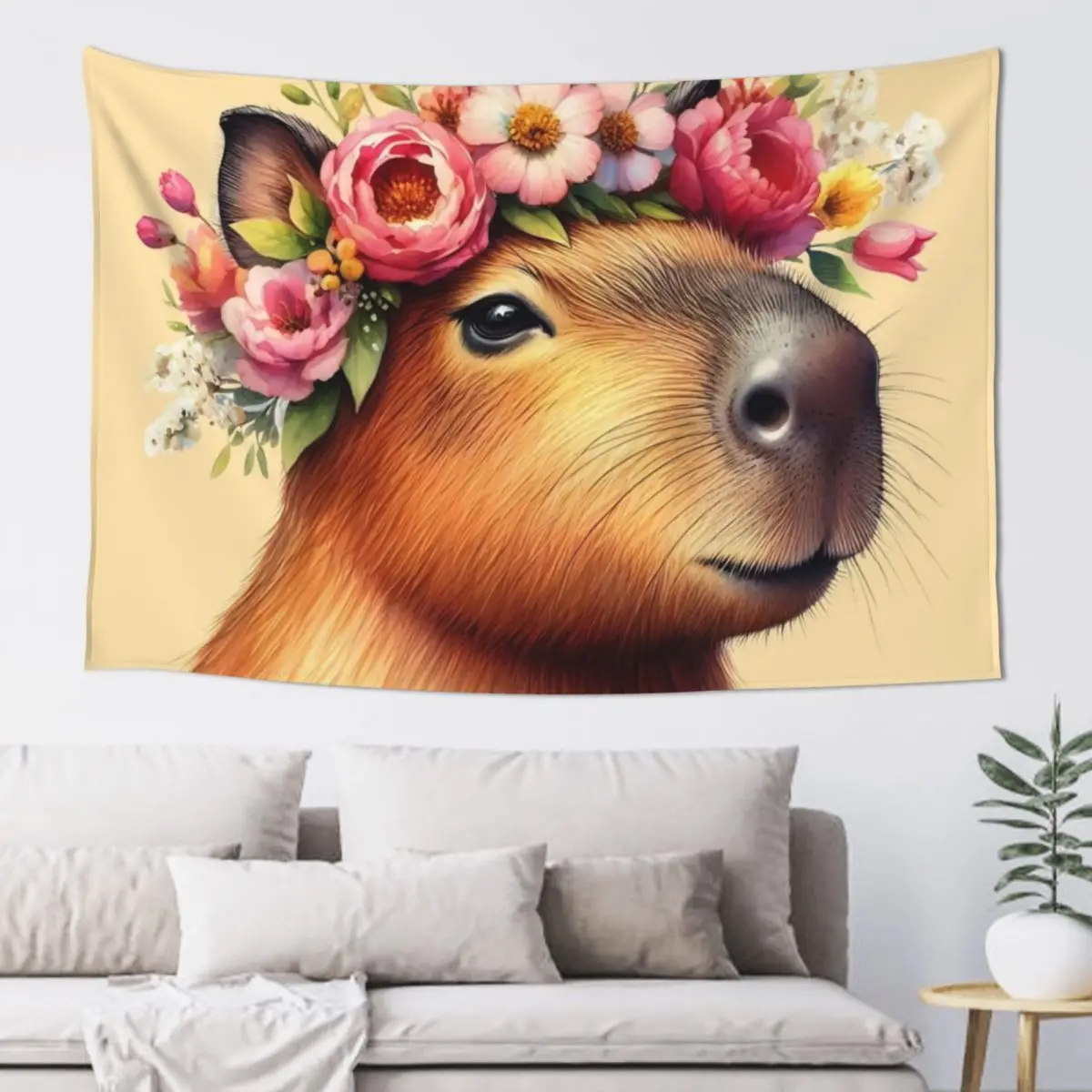 

Capybara Art #72 Capybara Lovers Tapestry Home Decoration Accessories Kawaii Room Decor Wall Art Tapestry