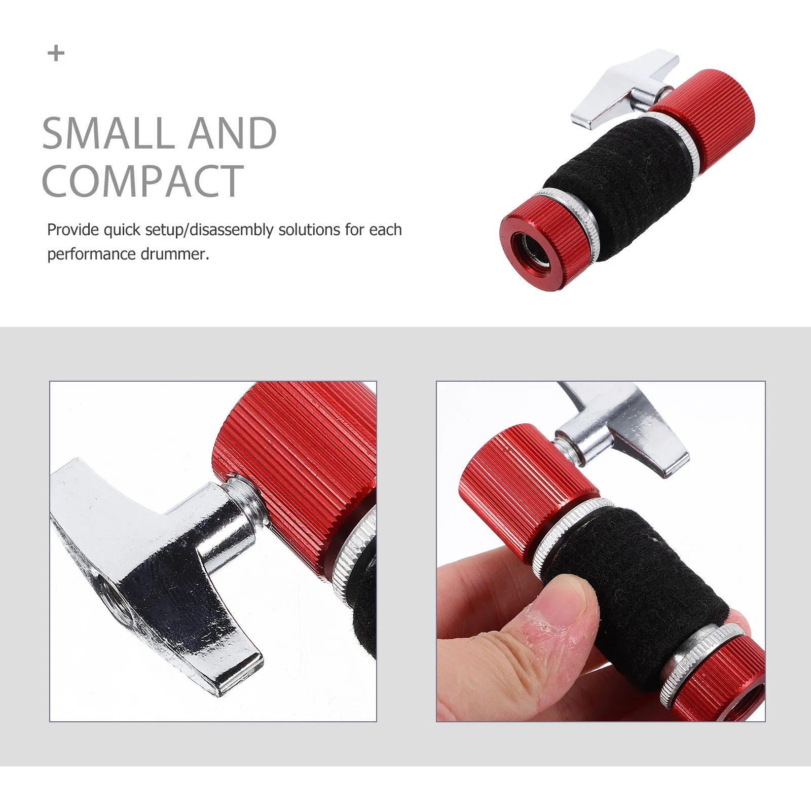 

1pc Hi Hat Clutch Metal Drum Accessory Quick Release For Hi-Hat Stand Automatic Locking System Spring Ball Bearing Design