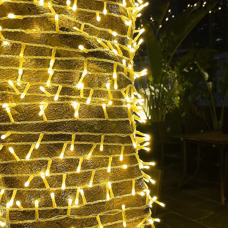 

10/20m EU Plug Christmas LED String Light Outdoor Garlands for Home Wedding Party Garden Street Decoration Holiday Lights