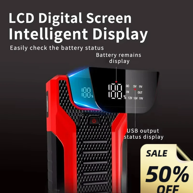 

For Car Emergency Start Power Jumpstarter Car Battery Ignites and Builds Intelligent Long Range