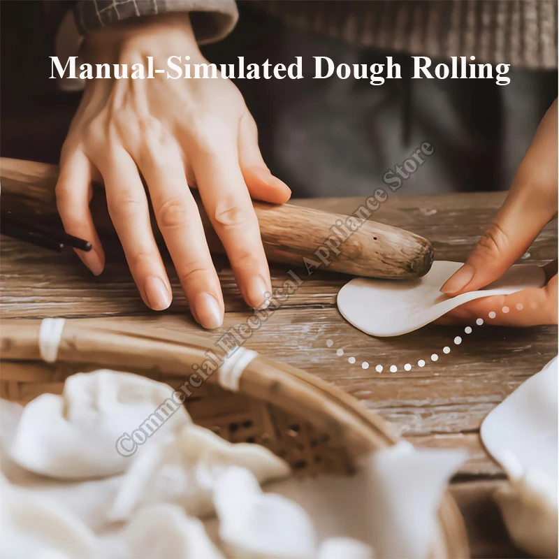 Dumpling Wrapper Machine Multi-Functional Automatic Imitation Handmade Rolling Wonton Dumpling Fried Dumpling Dough Presser