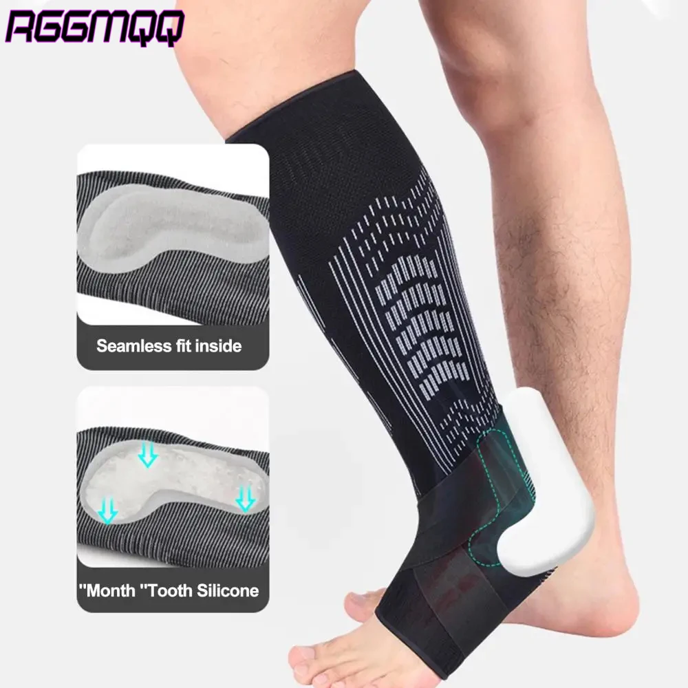 

1Pair Open-Toe Compression Socks -15-20 mmHg Knee-High Support for Circulation,Varicose Veins – Breathable Sleeves for Men Women