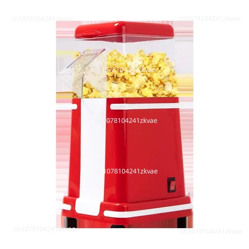 Retro Coca-Cola Style Popcorn Maker Machine - Home Theater Snack Maker for Family Movie Night, Kids Gift Idea