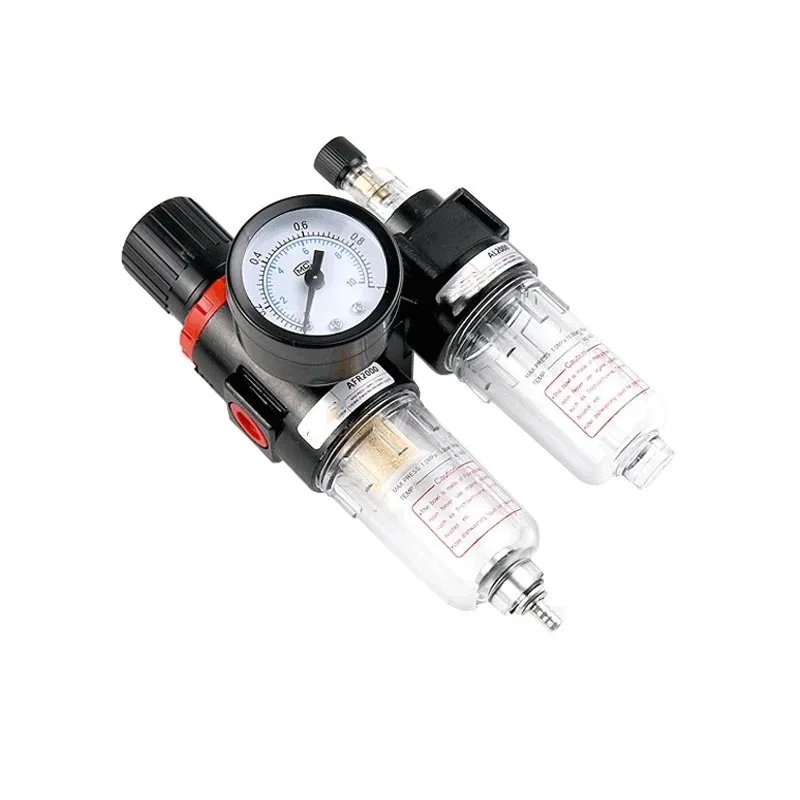 AFC2000 Oil Water Separator Regulator Trap Filter Airbrush Air Compressor Pressure Regulator Reducing Valve AFR2000+AL2000 G1/4