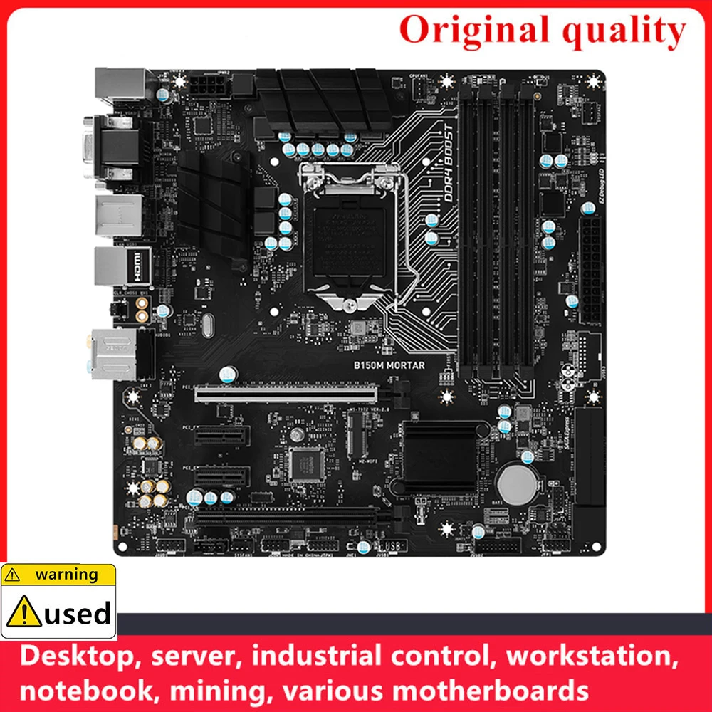 

For B150M MORTAR Motherboards LGA 1151 DDR4 64GB M-ATX For Intel B150 Desktop Mainboard SATA III USB3.0