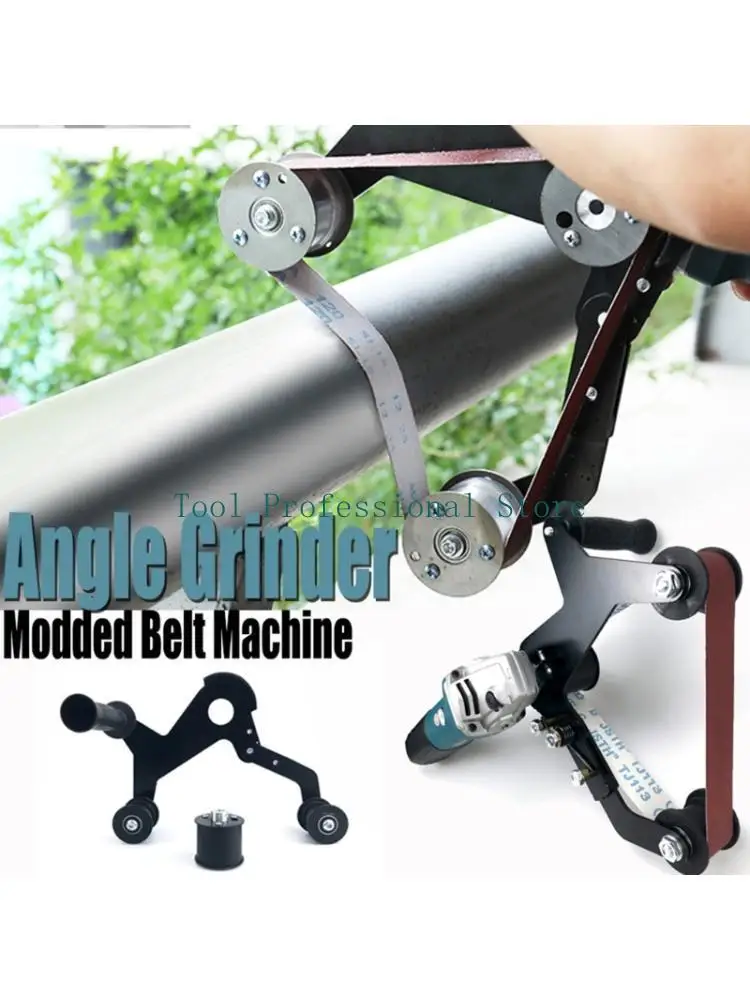57QF Multifunctional Belt Sander Attachment Converts Angles Grinder for Metal Grinding Polishing and Wire Drawing Task