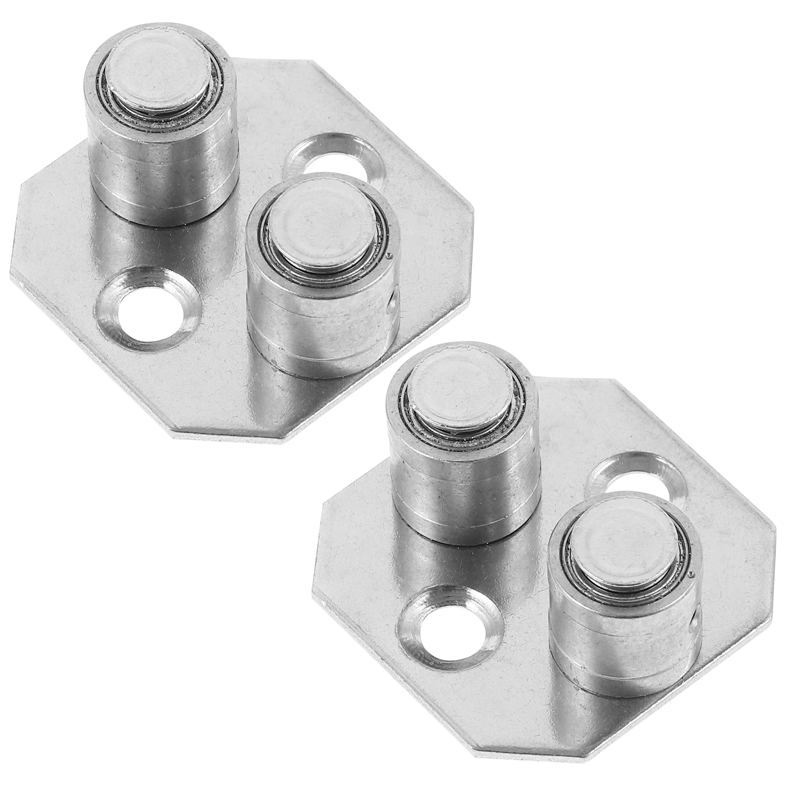 2 ชิ้นเลื่อนประตู Positioner ชั้นท่องเที่ยวอลูมิเนียมเฟอร์นิเจอร์ Barn Guides Mount Closet Track สําหรับฮาร์ดแวร์ประตู