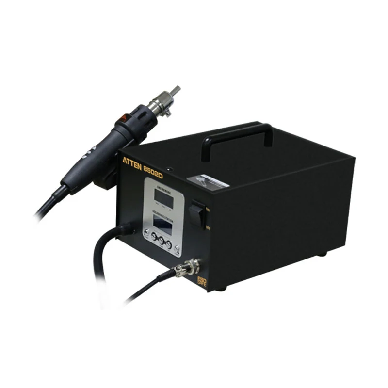 ATTEN AT8502D  Lead-free Anti-static 2 in 1 Hot air Rework and Soldering Iron Station Disassembly Welding Table