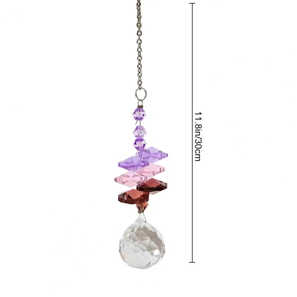 Sun Catcher for Windows Faux Sun Catcher Prism Sun Catcher Hanging Ornament Faux Rainbow Maker Healing Light Window for Home