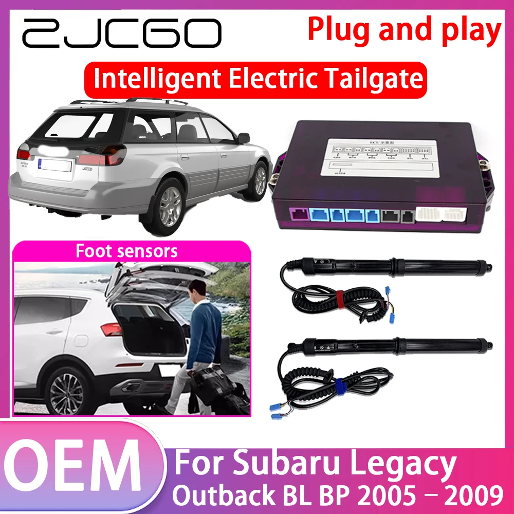 ZJCGO Electric Tailgate Lift Drive Trunk Opening Tail Gate Lift Soft Close Car Door For Subaru Legacy Outback BL BP 2005–2009