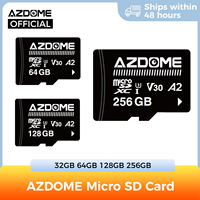 Original AZDOME Micro SD Card 256GB 128GB 64GB 32GB High Speed Memory Card For AZDOME Dash Cam Adapters Class 10 U3