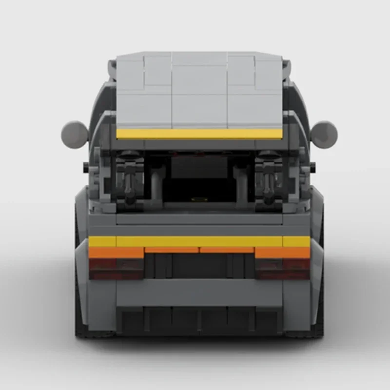 Modelo de coche de ciudad Moc, bloques de construcción 1984 T3 Transporter GT1, bloques modulares de tecnología de coche, juguetes de Navidad, juegos de ensamblaje DIY