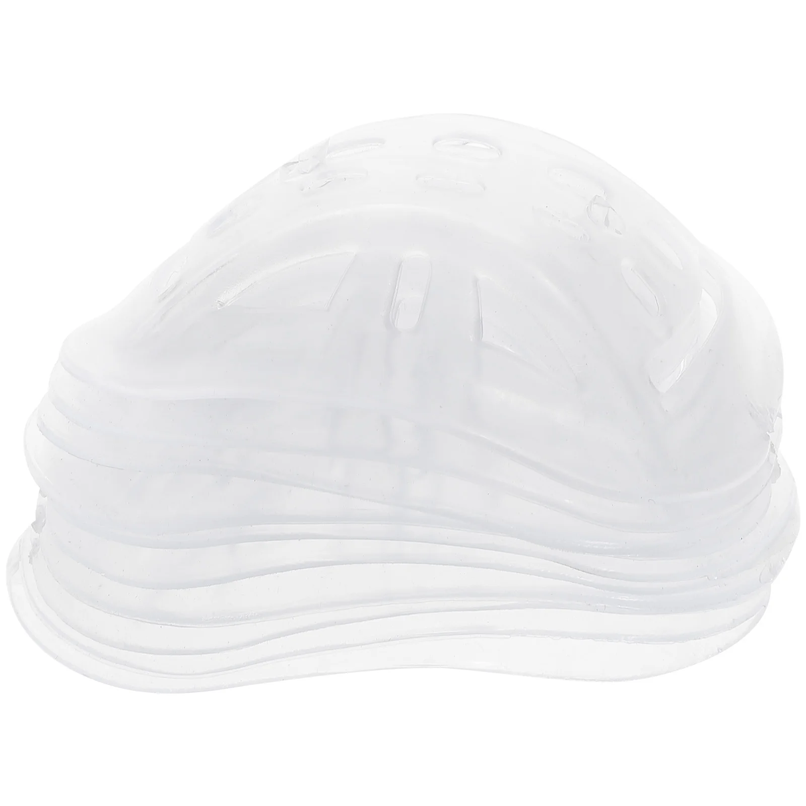 10 Pcs Riding with Cushion Headband Caps Hard Hats Safety Accessories Chin Pads Rubber