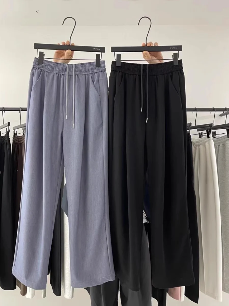 

2024 New Faion Casual Straight Leg Loose Denim Pants Men's Youthful Vitali Sle Anti-Wrinkle Long Pants