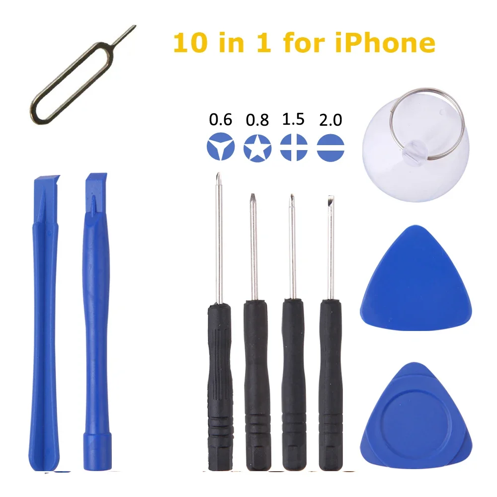 Professionelles 26-in-1 Handy-Reparatur-Werkzeugset Schraubendreher mit Bildschirmöffner Hebelwerkzeug Saugnapf für iPhone Samsung Xiaomi