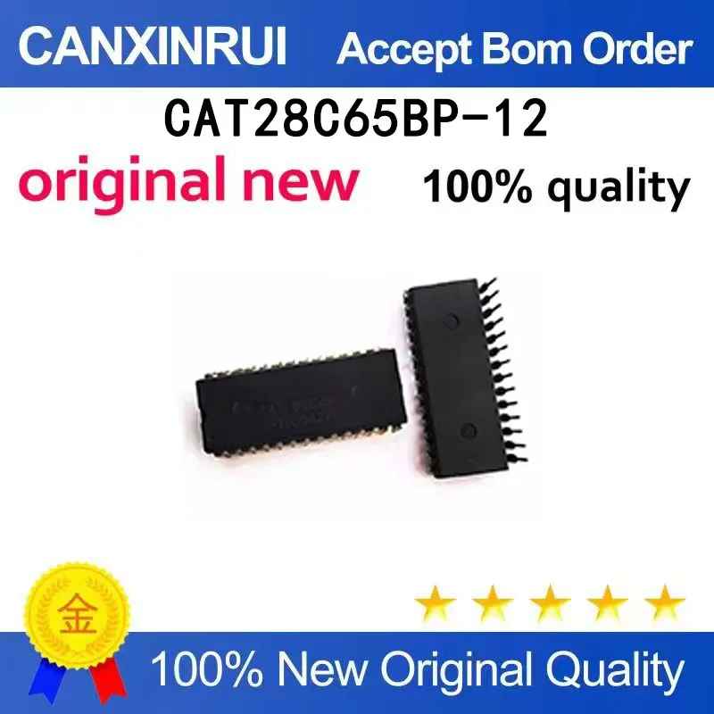 (5-100 pieces)Brand new original CAT28C65BP-12 28C65BP DIP28 spot chip IC