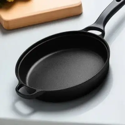 

Cast Iron Pot Soup Pot Japanese Style Cooking Skillet for Bacon Steak Ramen Household Kitchen Cookware Sets Outdoor Picnic Use