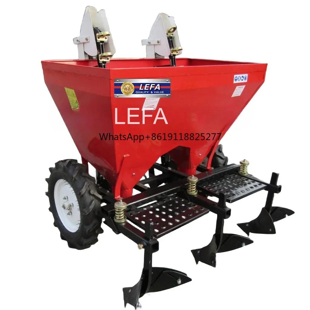 Potato Seeder Planter Sembradora Manual Plantadora De Papa De 2 Surcos Seeding Potato Seeds 20 in Planter Tractor Use 2 Rows