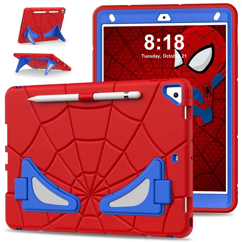 

For Samsung Galaxy Tab A8 10.5 inch Case A9 Plus 11inch SM-X216B Tablet cover Silicone +PC case for Tab A9 8.7in SM-X115N spider