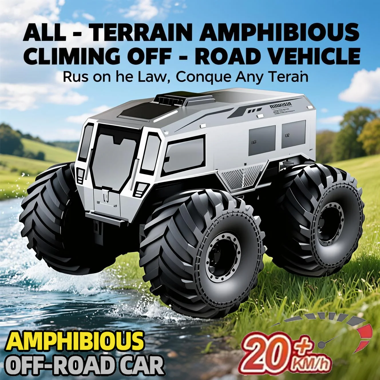 

Monster Truck с дистанционным управлением 1:16 Внедорожный радиоуправляемый автомобиль 4WD Водонепроницаемая игрушка для мальчиков и девочек Детские подарки на день рождения Вездеход RC Пикап