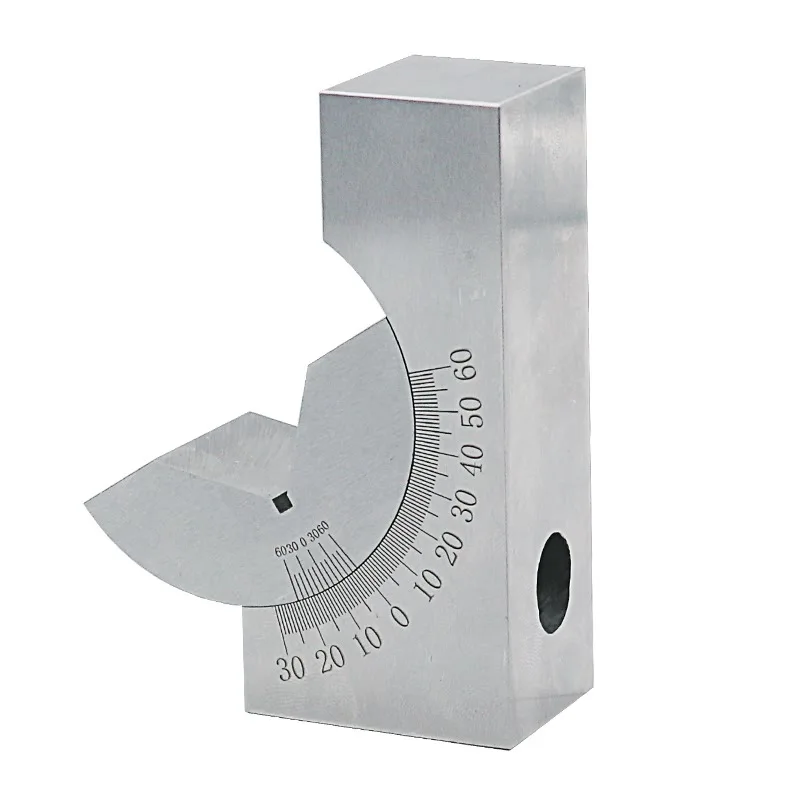 1Pcs Adjustable Angle V Block Milling Precision 90 Celsius Vice Grip Hold Clamp 0.01mm Accuracy Milling Machine For Measuring