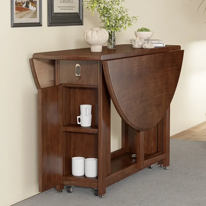 

Designer Brown Dining Tables Base Decorations Nordic Extending Dining Tables Set Luxury Expandable Mesas Comedor Furniture Home