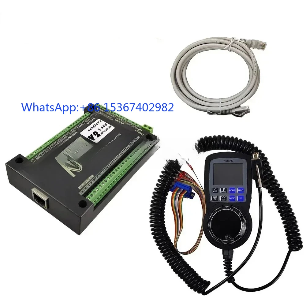 NVEM V2.1 NVUM V2.1 NC Controller Kit Mach3 Motion Control System 3/4/5/6 Axis Card 6 Axis Handwheel Digital Display