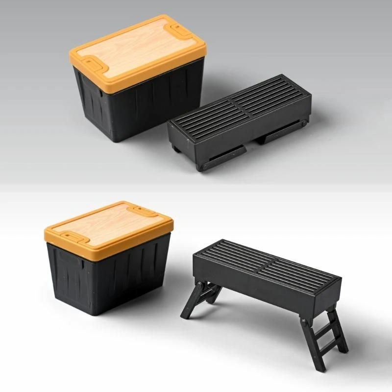 Y4QA DIY Camping Accessories for 1/12 Remote Control Car MN85K Camping Adventures