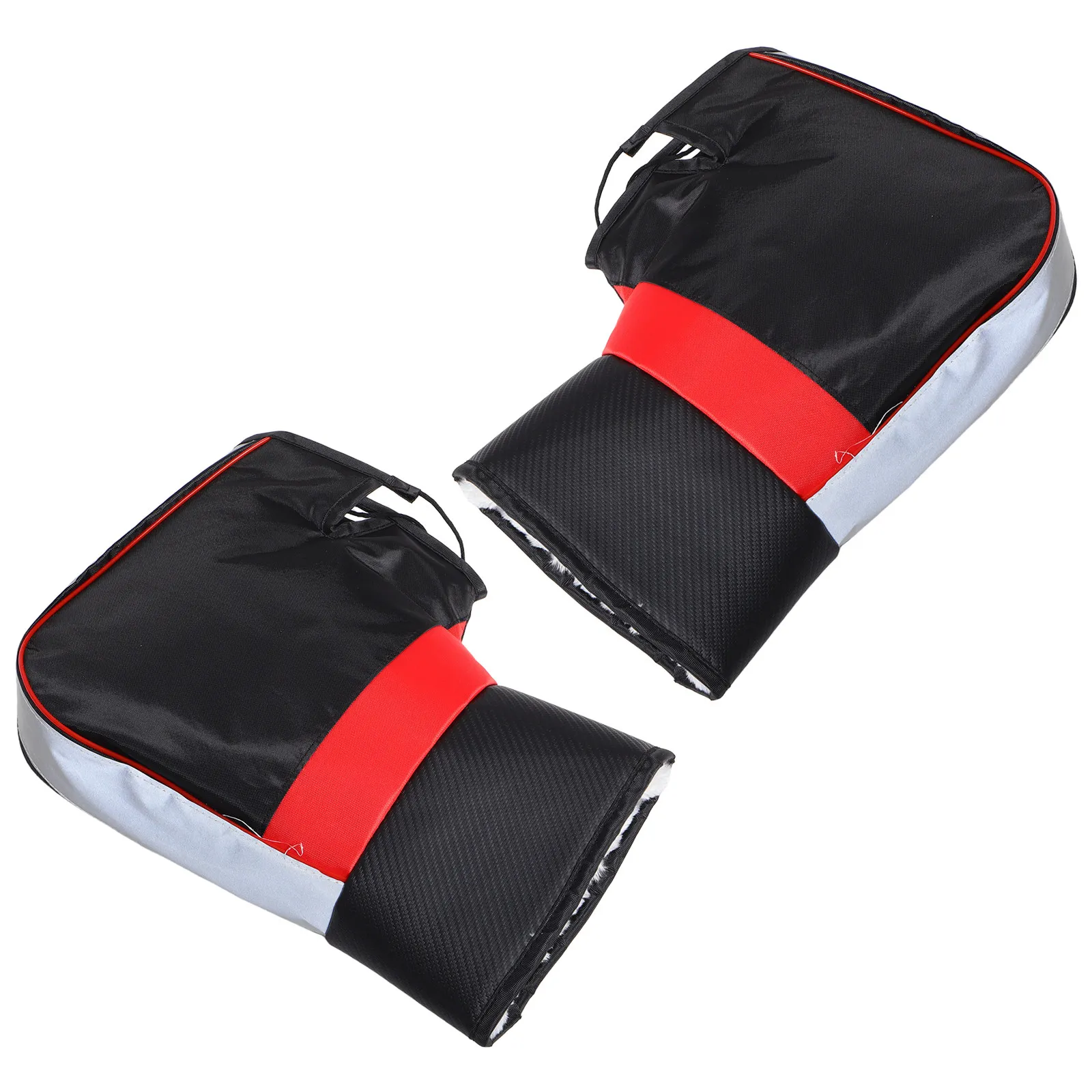 

1Pair Warm Windproof Handlebar Covers Thickened Motorcycle Mittens for Electric Bike Scooter Winter Riding Hand Protection Gear