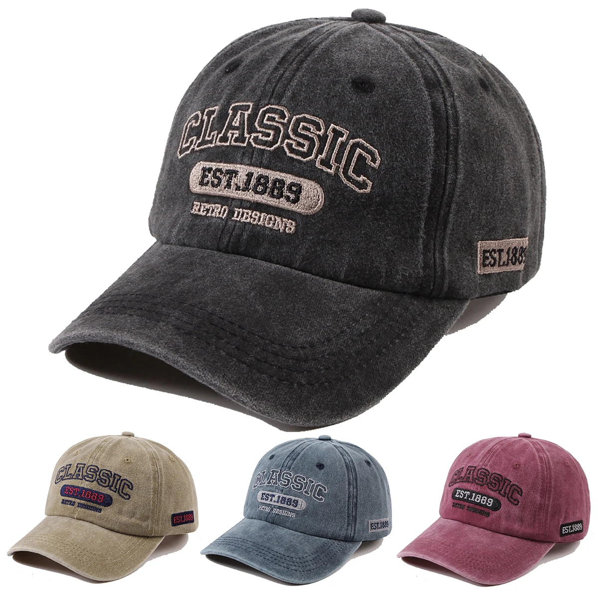 Unisex CLASSIC Embroidery Baseball Caps Spring Autumn Outdoo