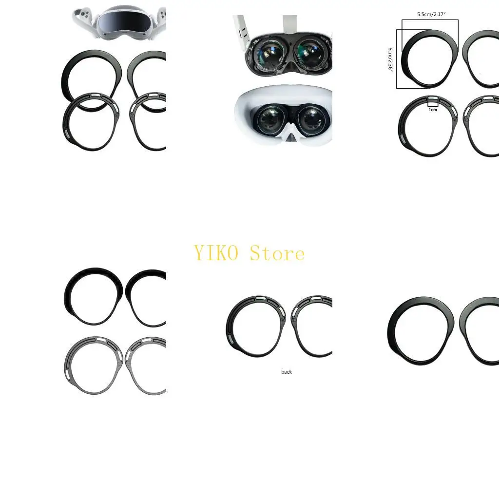 K32C 1 Pair Lens Frame Adapt for Pico 4 Virtual Reality Glasses Lightweight