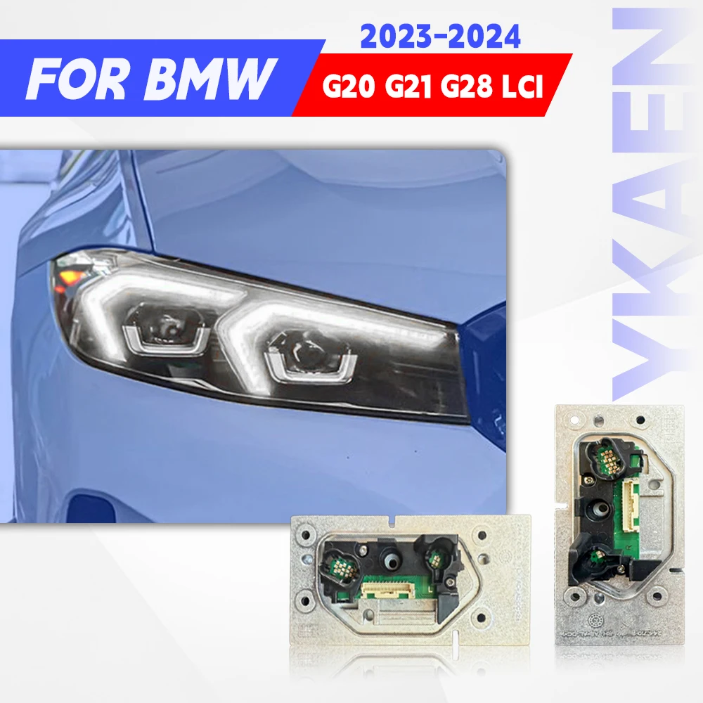 أبيض أصفر أحمر العنبر LED DRL لوحة تركيبية 63115A57072 لسيارات BMW 3 Series G20 G21 G28 LCI LED المصباح النهار الجري الخفيف #1