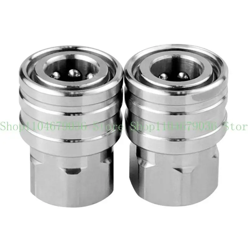 

652F 1/4 "мама, комплект быстрого соединения из нержавеющей стали, подходит для муфт для мойки под давлением, адаптеры, фитинги,