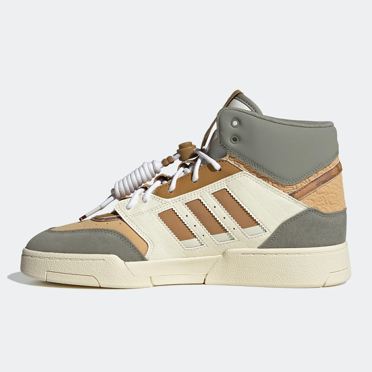 Adidas genuine clover men's and women's lightweight casual sports mid top board shoes IF2574