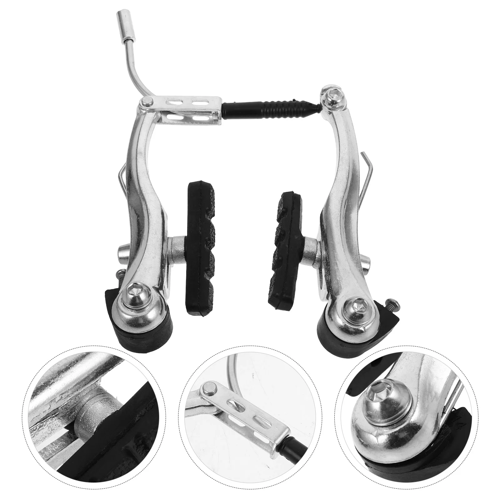 

Aluminum Alloy Bicycle Kit Mountain Brakes Folding Bike Lever Sensitive Wear Resistant Sturdy Easy Installation Cycling