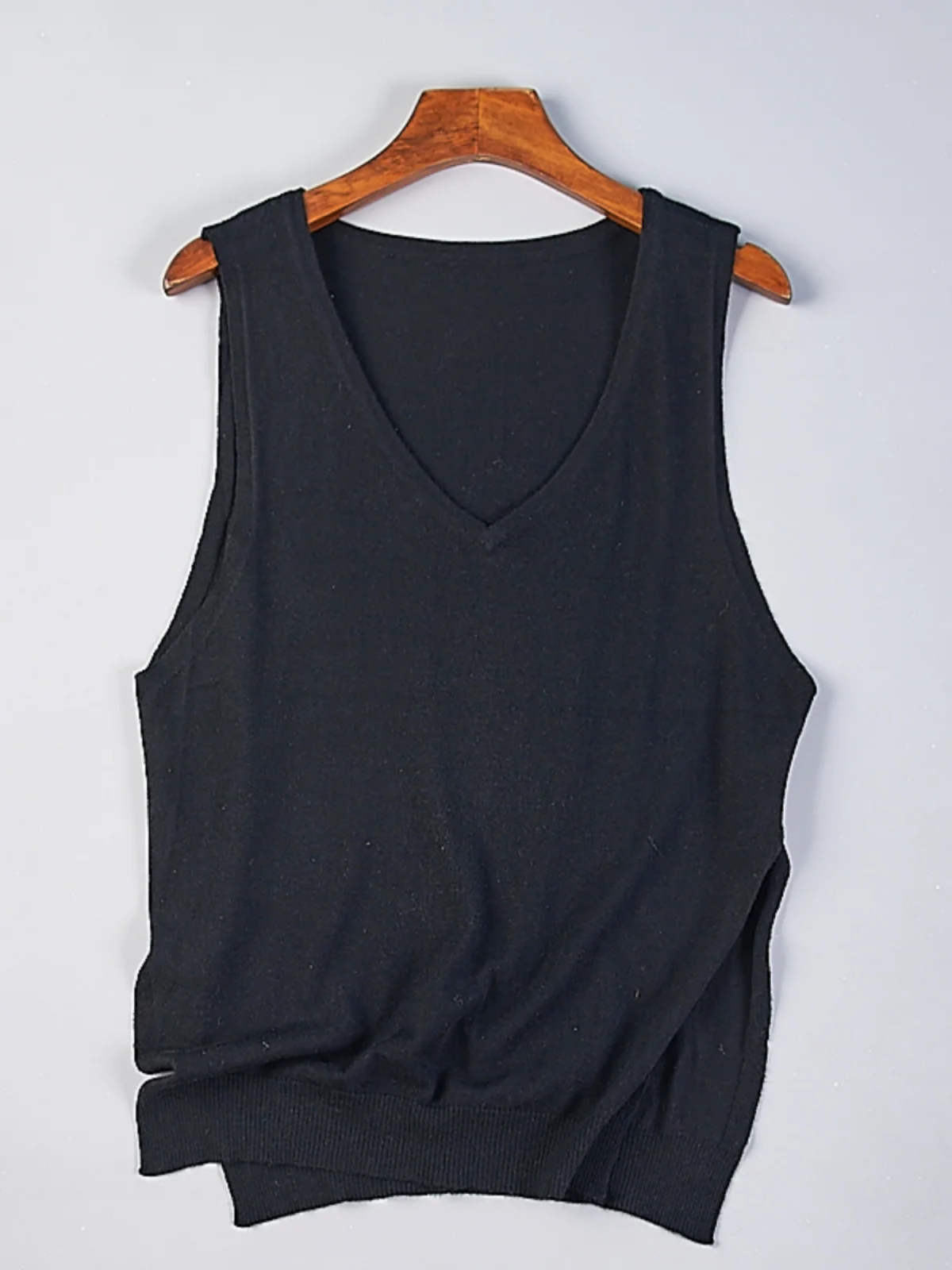 المرأة الصوفية محبوك سترة Svel V-Ne ربيع الخريف الدفء ملابس خارجية ملابس داخلية عادية مستقيم قطع العادية ثي #2