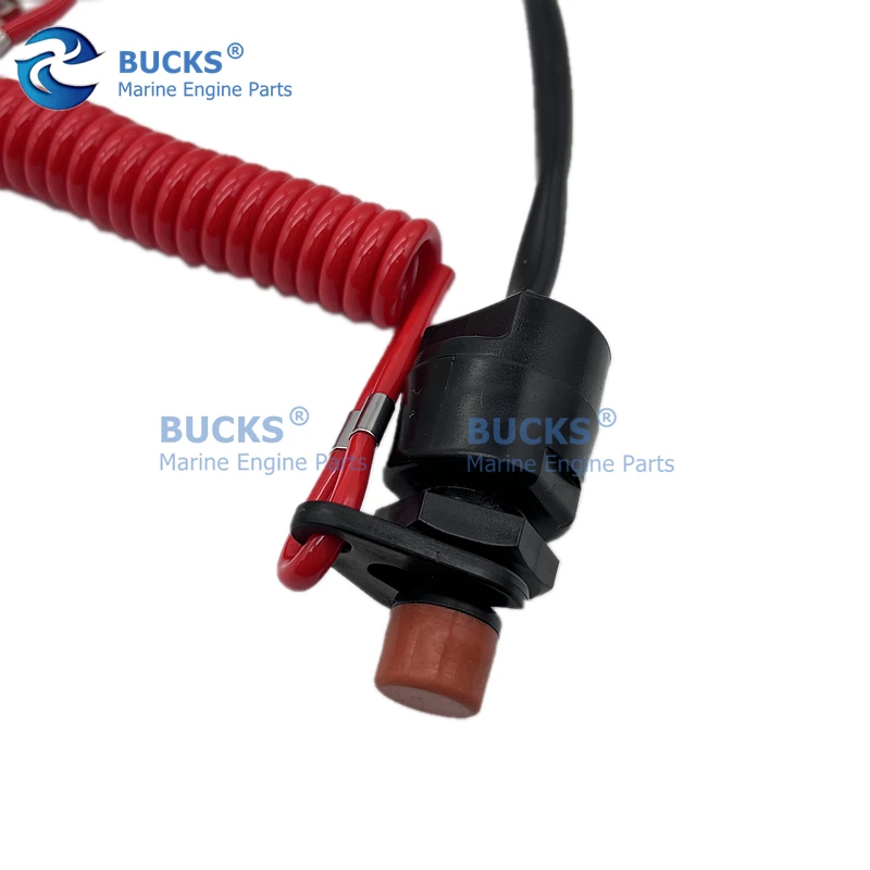 6E9-82575-02 Emergency Safety Stop Switch With Lanyard For Yamaha Outboard Motor Boat Accessories