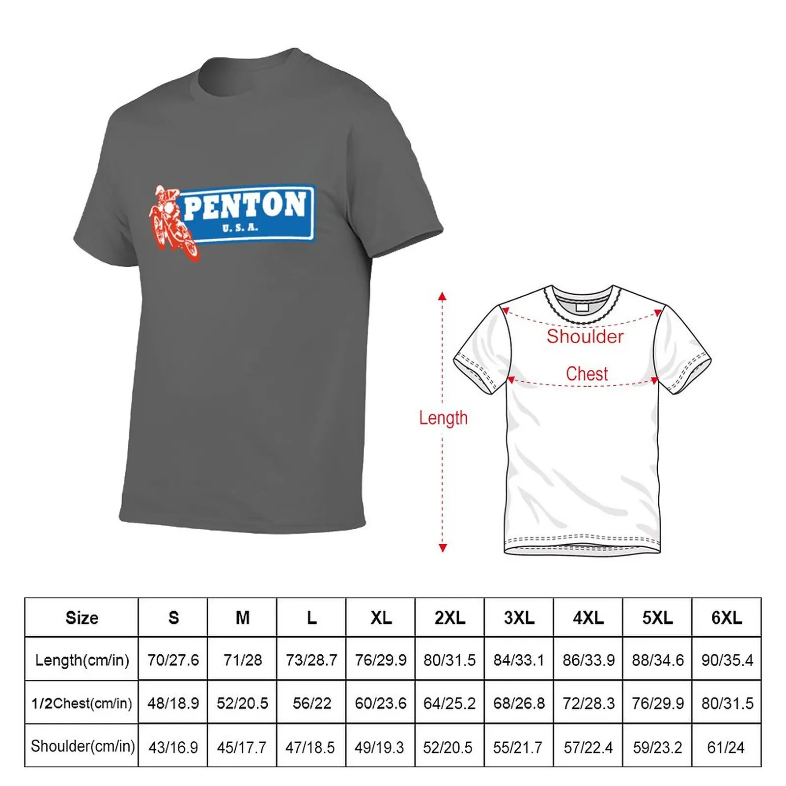 Penton USA Shirt, Sticker, Decal, Mask T-Shirt animal prinfor boys plus sizes anime Men's clothing