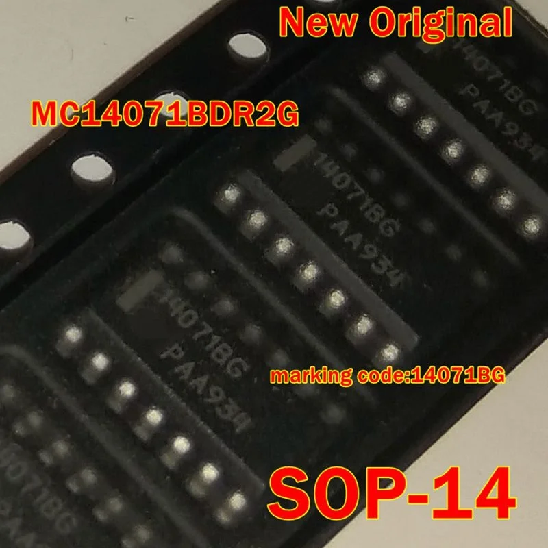 

1Pcs to 100Pcs Mc14071Bdr2G Sop-14 New Original Marking Code:14071Bg B-Suffix Series Cmos Gates