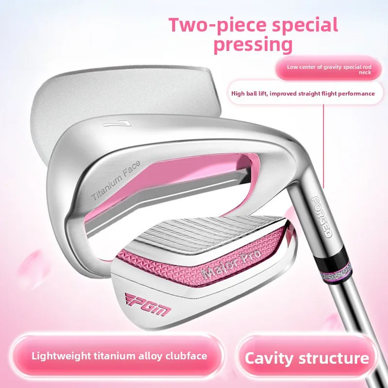 Golf Club Ladies 7-Iron Stainless Steel 7-Iron Practice Bar,Lightweight Titanium Strike Surface