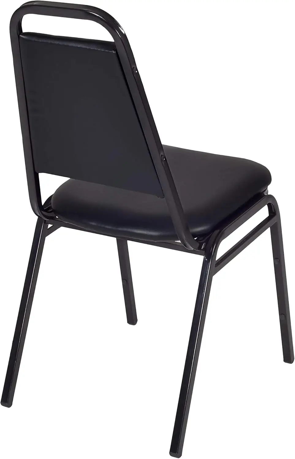 Restaurant Stack Chairs (Set Of 8), Black