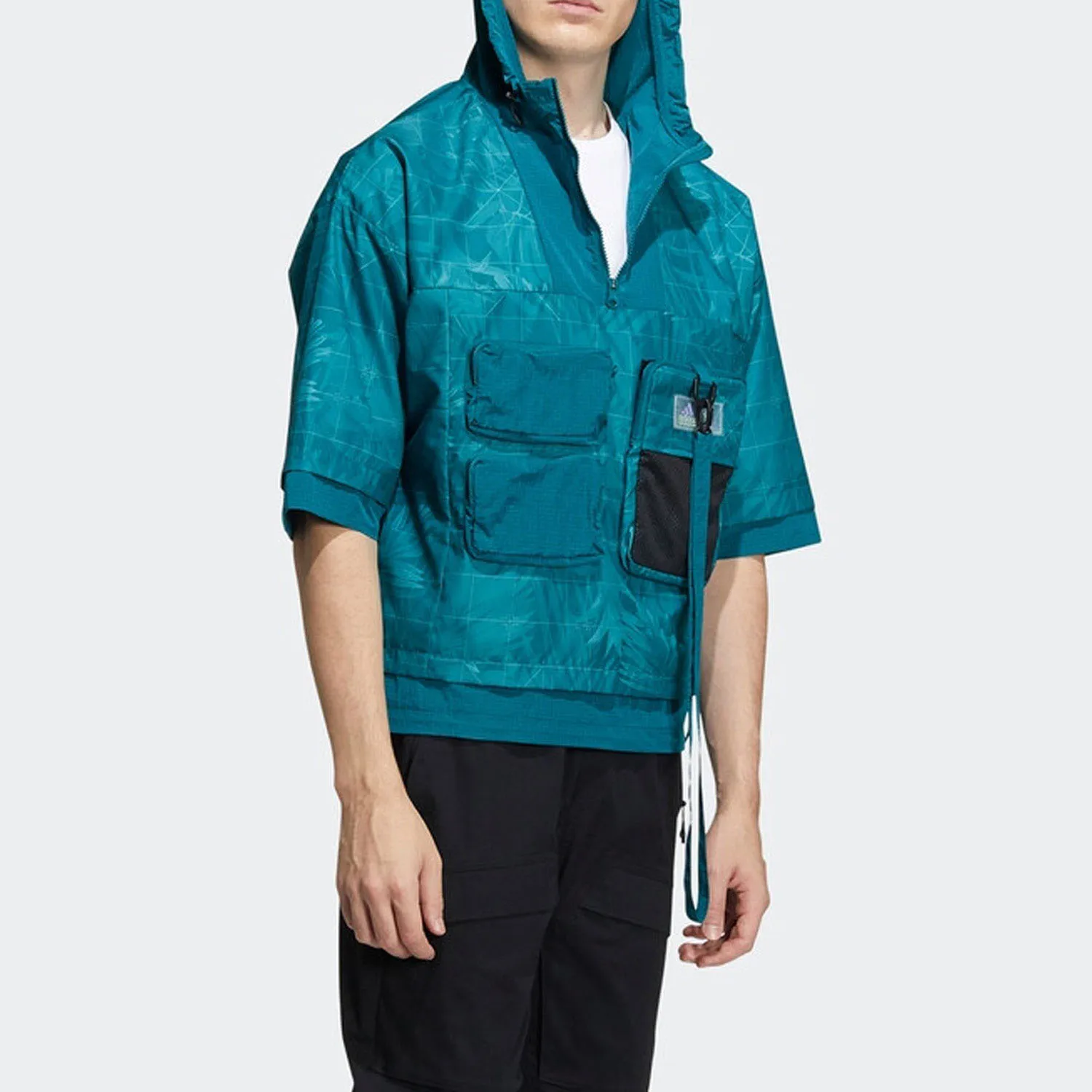 

Официальная летняя новая мужская спортивная куртка Adidas с капюшоном HE9928