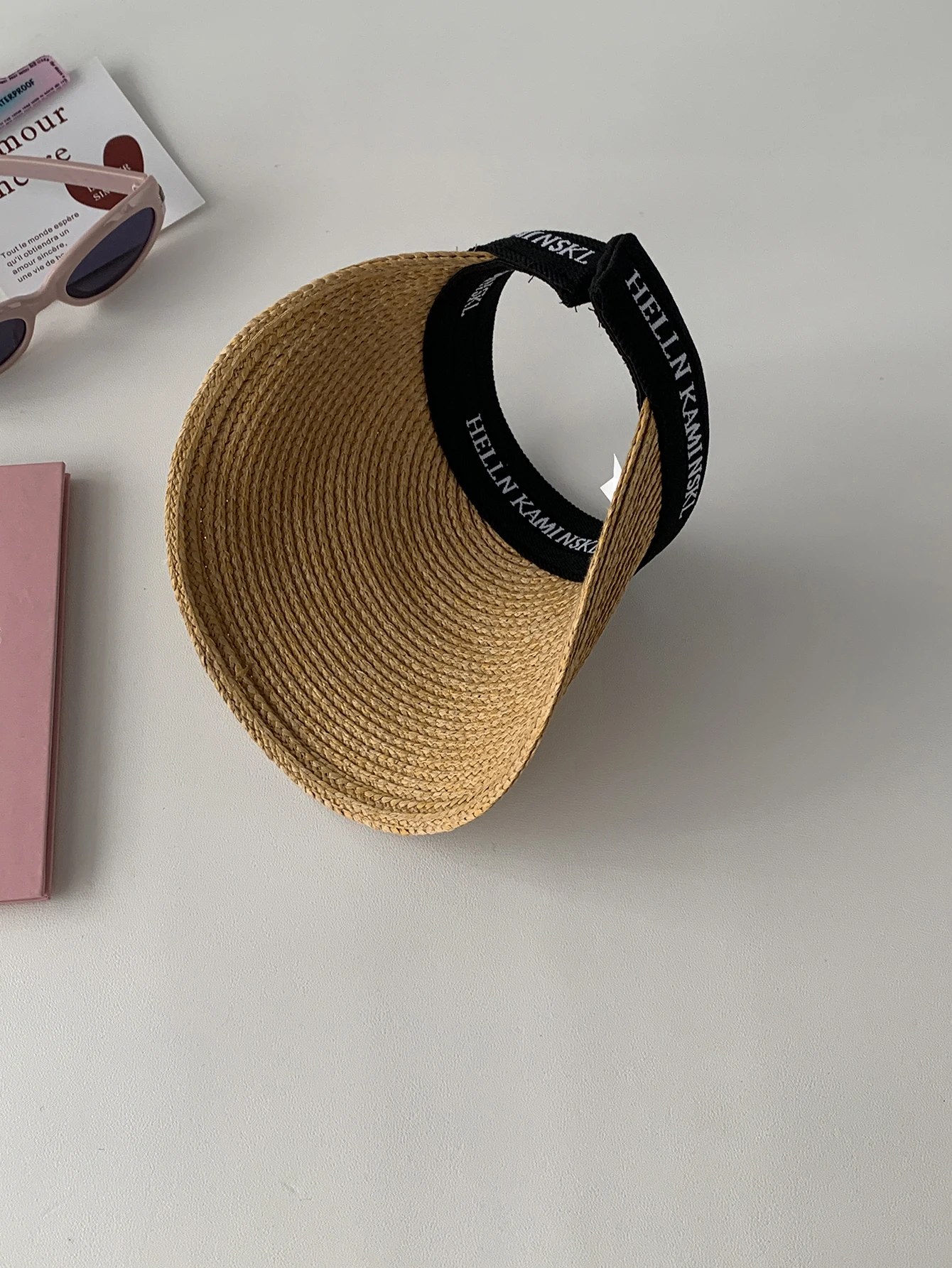 الصيف الملونة القوس فارغة أفضل قبعة الفتيات عقال نمط في الهواء الطلق كبيرة حافة القش قبعة الشمس عطلة نمط قبعة الشمس