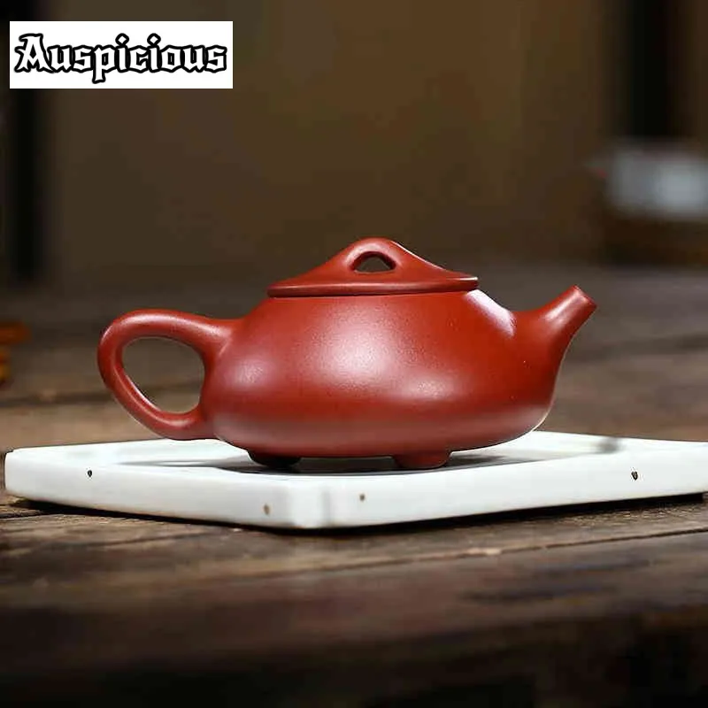 

190ml Yixing High-end Purple Clay Teapots Kettle Famous Handmade Stone Scoop Tea Pot Raw Ore Zisha Tea Set Teaware Accessories