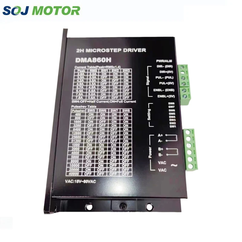 2H MA860H DSP Digital Stepper Motor Driver With Fan 57/86 Microstep Driver