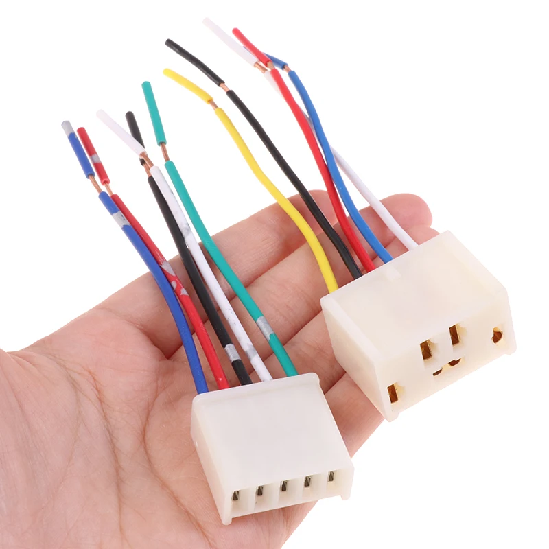 

2Pcs Socket 5 Pin Car Window Switches Controller Control Adapter Plug Holder Connector