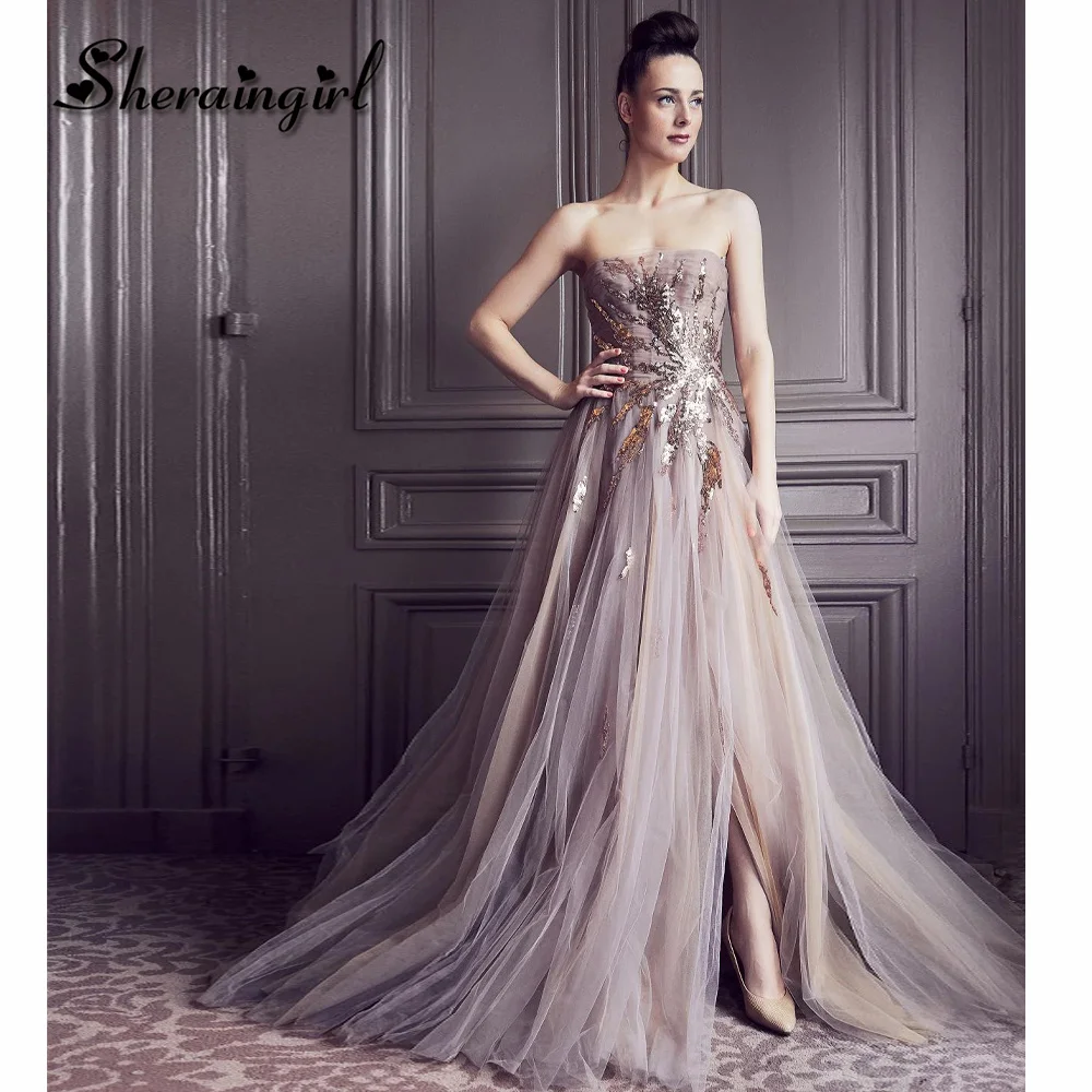

Женское блестящее платье SHERAIN для свадебной вечеринки, элегантные платья с воротником-лодочкой, Роскошные вечерние платья, платье для выпускного вечера
